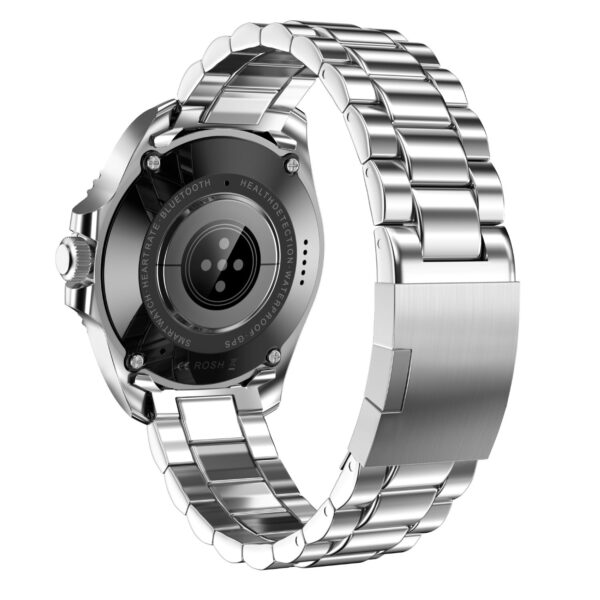 ZCWATCH V0525 316L Paslanmaz Çelik, Döner Bezel, Bt Call, Spor Sağlık, IP68 Profesyonel Akıllı Saat - Görsel 3