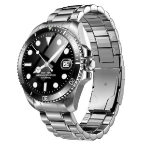 ZCWATCH V0525 316L Paslanmaz Çelik, Döner Bezel, Bt Call, Spor Sağlık, IP68 Profesyonel Akıllı Saat