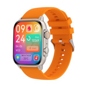 Zcwatch V1223 Amoled 4.9 cm Hd, Bt Call , Al Asistan Spor&Sağlık Yaşam Koçu, Gps Akıllı Saat