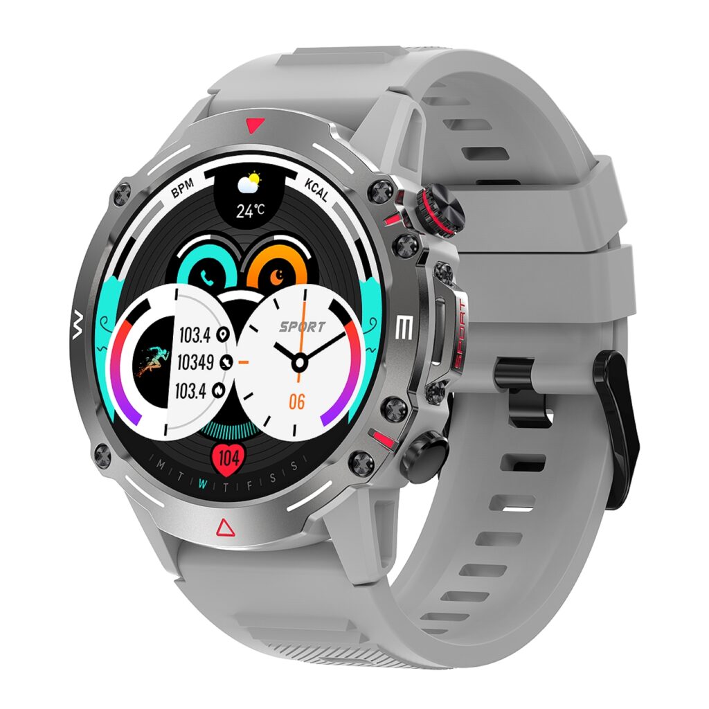 ZCWATCH V0323 AMOLED OUTDOOR TANK1, BT CALL, SPOR SAĞLIK, IP68 PROFESYONEL AKILLI SAAT