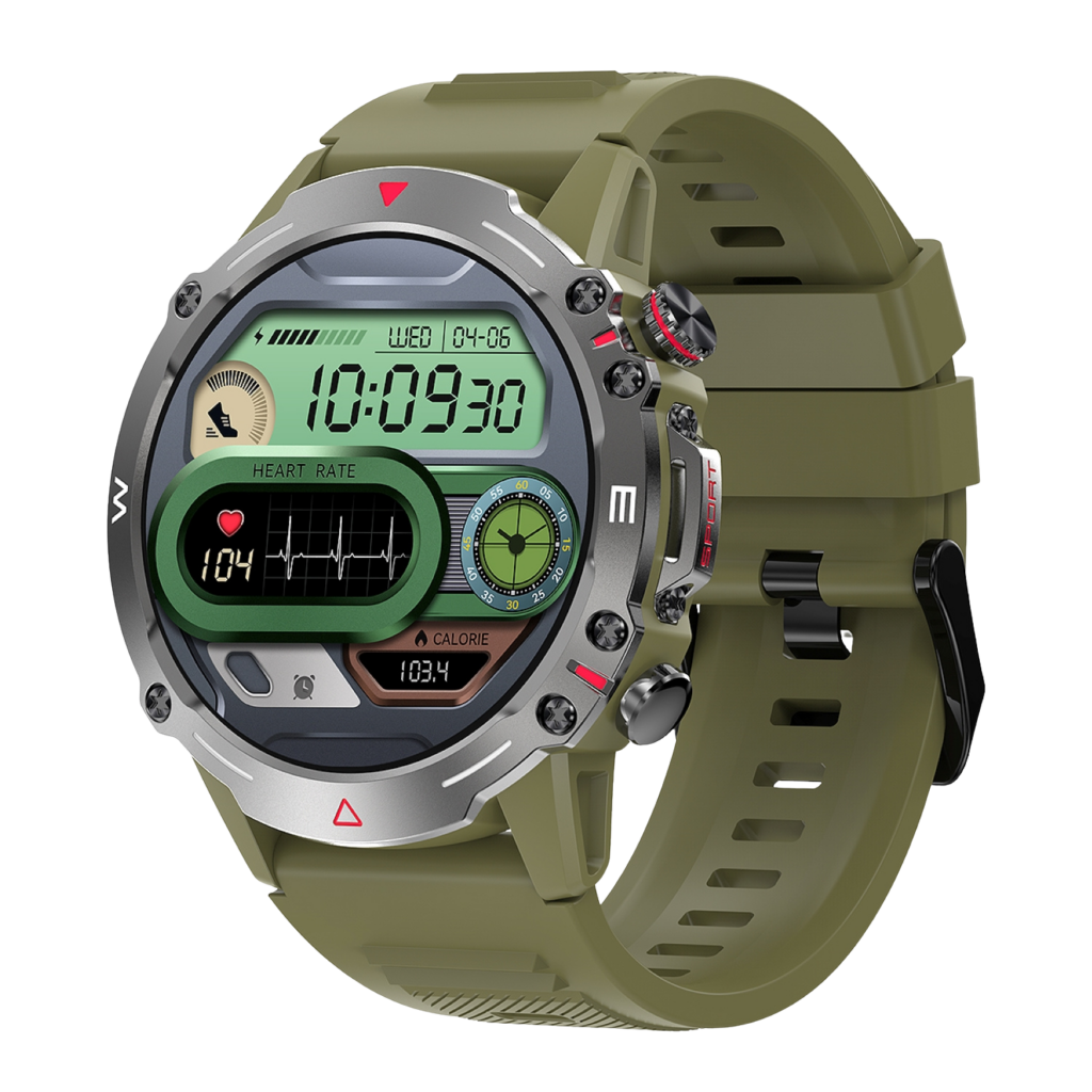 ZCWATCH V0323 AMOLED OUTDOOR TANK1, BT CALL, SPOR SAĞLIK, IP68 PROFESYONEL AKILLI SAAT