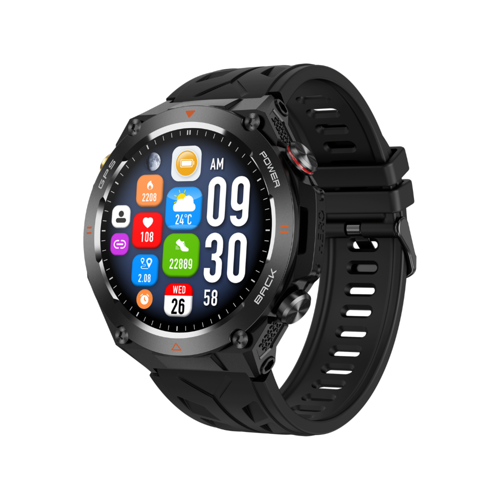 ZCWATCH V1024 GPS Outdoor Tank2, Bt Call, Spor Sağlık, 1 ATM Profesyonel Akıllı Saat