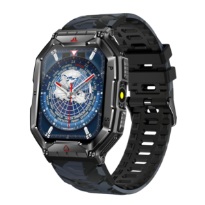 ZCWATCH V0623 OUTDOOR MİLİTARY BT CALL, PUSULA, SPOR SAĞLIK, PROFESYONEL AKILLI SAAT