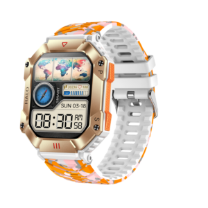 ZCWATCH V0623 OUTDOOR MİLİTARY BT CALL, PUSULA, SPOR SAĞLIK, PROFESYONEL AKILLI SAAT