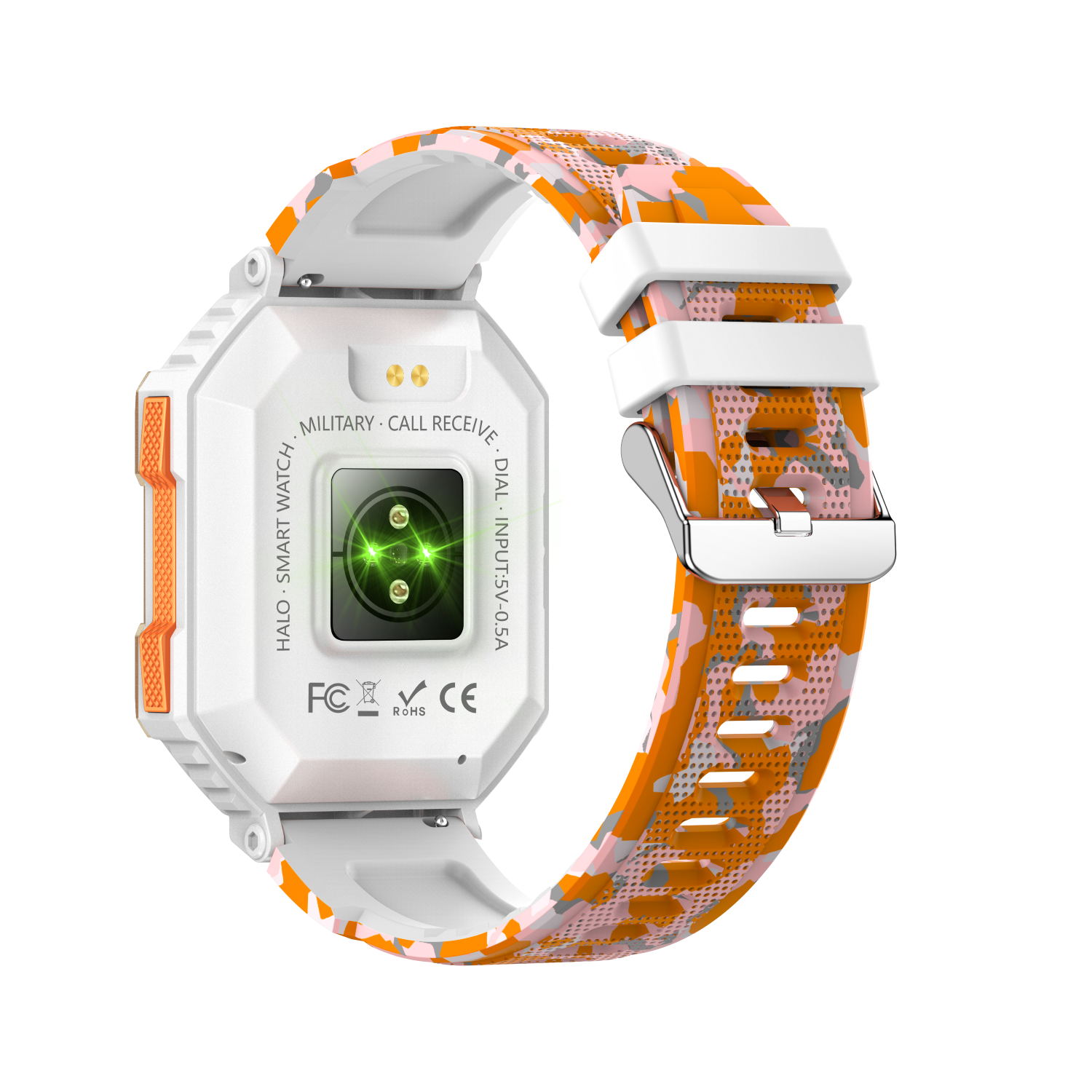 ZCWATCH V0623 OUTDOOR MİLİTARY BT CALL, PUSULA, SPOR SAĞLIK, PROFESYONEL AKILLI SAAT - Görsel 4