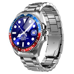 Zcwatch V0525 316L Paslanmaz Çelik, Döner Bezel, Bt Call, Spor Sağlık, IP68 Profesyonel Akıllı Saat